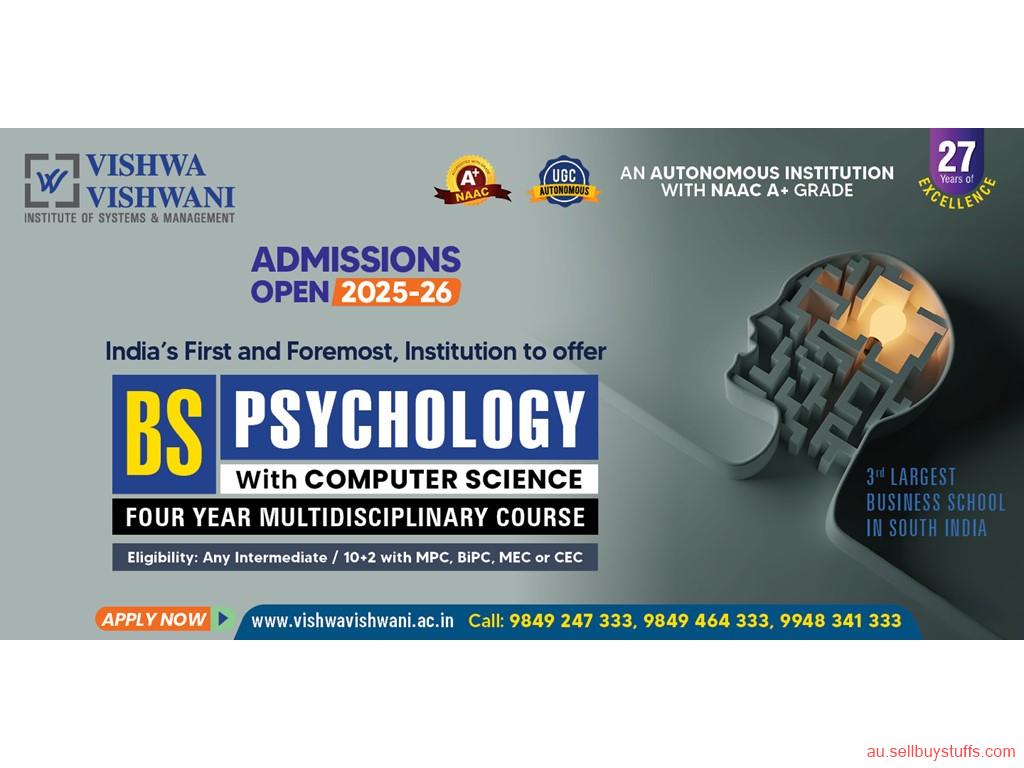 Australia Classifieds BSc Psychology in Hyderabad | Top Psychology Degree |VVISM