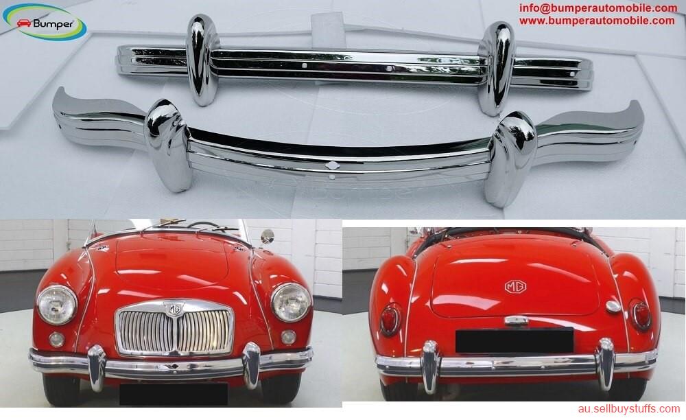 Australia Classifieds MGA bumper (1955-1962) by stainless steel