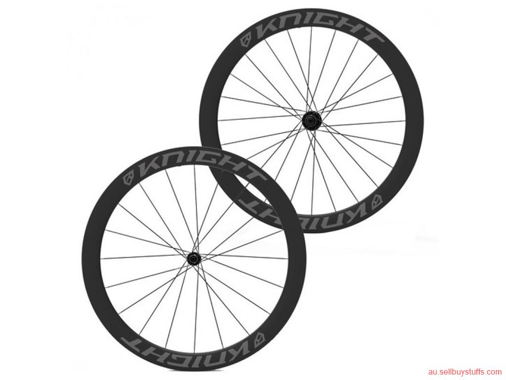 Australia Classifieds KNIGHT COMPOSITES 50 TUBELESS AERO CARBON CLINCHER DISC CHRIS KING R45 WHEELSET (VELORACYCLE)